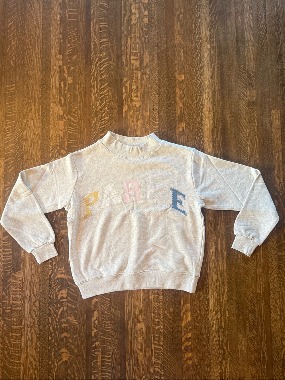Parke Birthday Patchwork Mockneck- size s/m